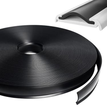 Imagem de Inserção de molde de acabamento RV de 2,5 cm, molde de canto de vinil de 30 m, acabamento de tampa de parafuso, calha de telhado de decapagem de clima exterior para trailer de viagem de trailer