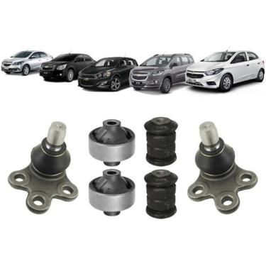Imagem de Kit Pivo Bucha Suspensão Dianteira Gm Onix Prisma Spin Sonic