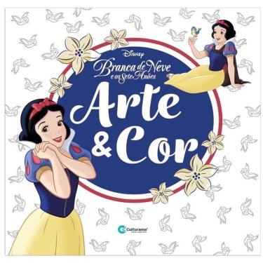 Imagem de Livro De Colorir Arte & Cor Branca De Neve