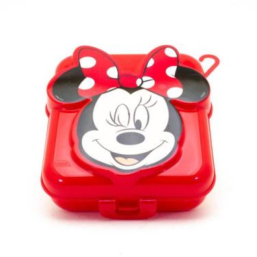 Imagem de Sanduicheira Infantil Minnie 3D Lancheira Escolar Plasútil, Minnie Ver