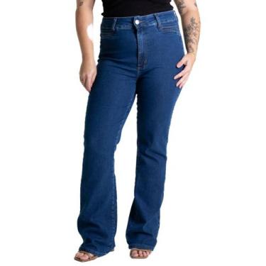 Imagem de Calça Jeans Sawary Plus Size Bootcut - 280939 - Azul médio 46, 46, Azu