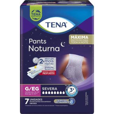 Imagem de Roupa Íntima Descartável Tena Pants Noturna Tamanho G/EG com 7 Unidade