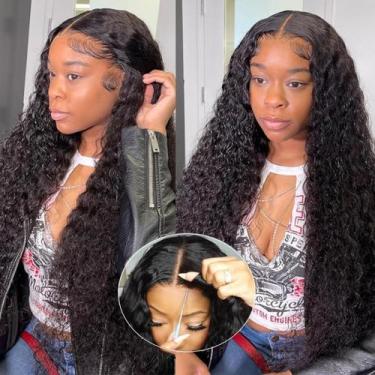 Imagem de Peruca de fechamento snv Skinlike HD Lace 220 Density 60 cm Deep Wave