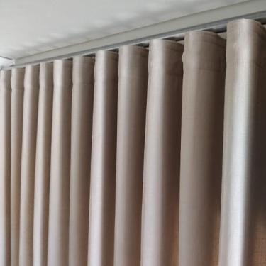 Imagem de Cortinas Alto Padrão Voal Linho Com Forro Blackout Wave Sob Medida 4,0