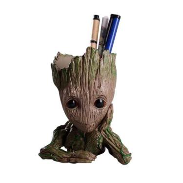 Imagem de Vaso / Cachepô gesso Baby Groot pensador - PDN