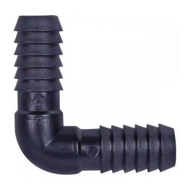 Imagem de Joelho 3/4'' Interno Duplo Liso Preto Plasbohn- 5 UNID.