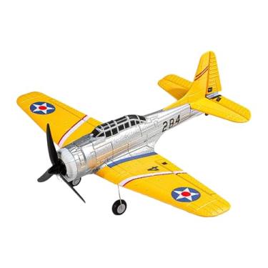 Imagem de JunZheHub Avião RC com Controle Remoto, Modelo de Avião RC de 4 Canais com Motor Sem Escova, Espuma EVA, Giroscópio de Seis Eixos, Fácil Operação