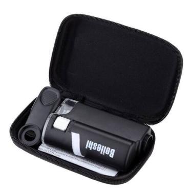 Imagem de Microscópio Lupa 60X A 100X Luz Branca Ultravioleta Celular - BdG