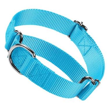 Imagem de Coleira Azul Claro Martingal, Sem Puxar Gargantilha para Cachorro Escape À Prova de Cinch Coleiras de Treinamento Ajustável para Cães Pequenos e Médios de Raça Grande