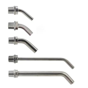 Imagem de 1 Pc 1/2" NPT Tubo de coleta de aço inoxidável para fermentação – 3/8", 1/2", 5/8" OD – Chaleira de fermentação caseira, barril, braço de vórtice/eddy(C)