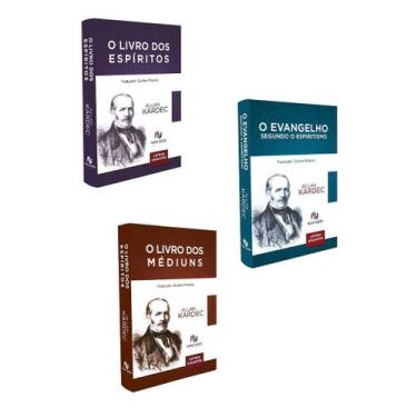 Imagem de Kit Letras Gigantes - Inclui Livro dos Espíritos, Evangelho Segundo o 