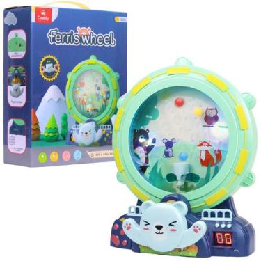 Imagem de Jogo Ursinho Pega Bolinha Brinquedo Infantil Com Luzes e Som - Castela