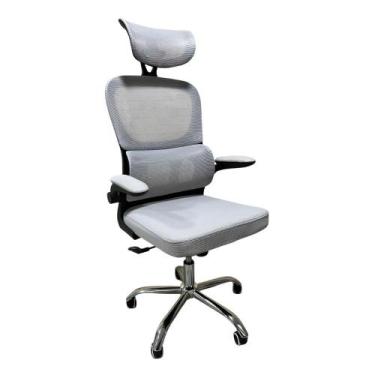 Imagem de Cadeira Escritório Executiva com Apoio de Lombar e de Cabeça SLO-123 -