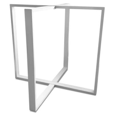 Imagem de Base De Mesa Bolton Premium Em Aço Estilo Industrial Para Tampos de Pe