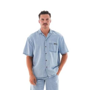 Imagem de Camisa Jeans Masculina Arauto Oversized-Masculino
