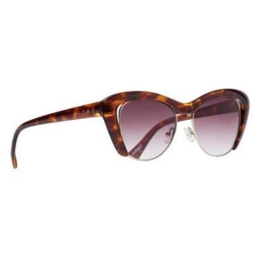 Imagem de Óculos Solar Evoke Cat City G21s Turtle Gold Brown Gradient Polarizado-Feminino