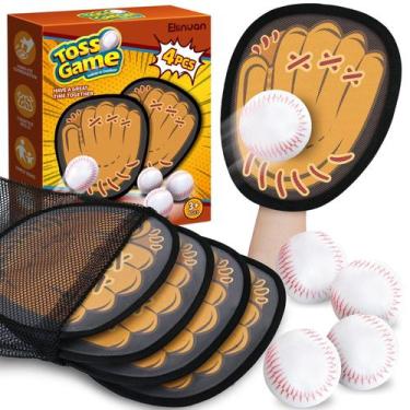 Imagem de Conjunto de jogos Catch Ball Ellinjan, pacote com 4 brinquedos para cr
