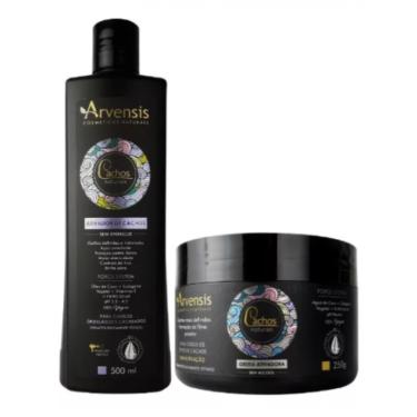 Imagem de Kit Arvensis Cachos Ativador Ondulados 500ml + Geleia 250g