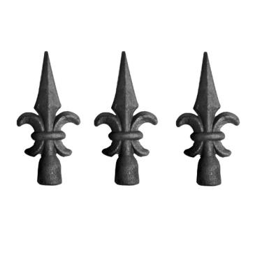 Imagem de Kit 3 Ponteiras Ponta De Lança Ferro N11 Grade Portão Muro