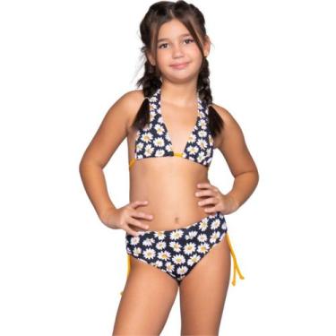 Imagem de Biquini Cortininha Bionda Infantil WLS Modas Confortavel Básico Piscin