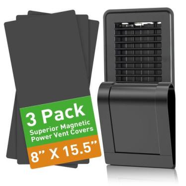 Imagem de Tampas de ventilação magnética VE NI SCC 8 x 15,5 cm para casa, traile