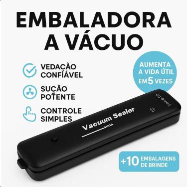 Imagem de Seladora Portátil Alimentos Bivolt Potente E Compacta
