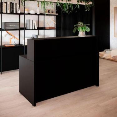 Imagem de Balcão Atendimento 120 cm Recepção Alto Escritório F5 Office - F5 Offi