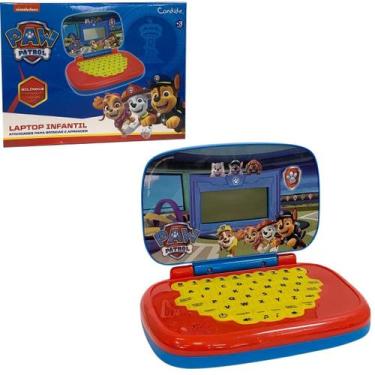 Imagem de Laptop Infantil Educativo Minigame Patrulha Canina Bilingue - Candide