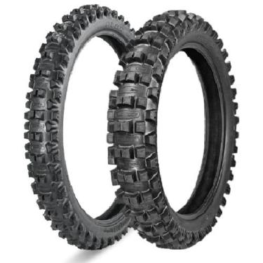 Imagem de Par Pneu Crf 150f 70/100-19 + 90/100-16 Mx007 Medium Soft Borilli
