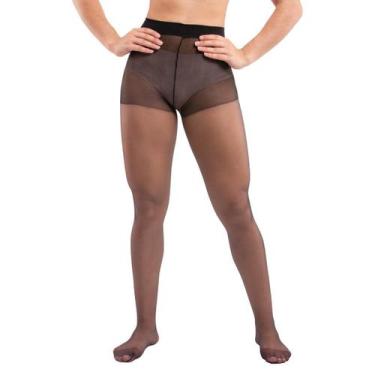 Imagem de Meia calça fio 7 efeito maquiagem trifil, Preto, G