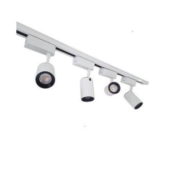 Imagem de Trilho Eletrificado 2m + 4 Spot Led 7w 4000k Bivolt Branco - Delis