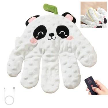 Imagem de Almofada Mao Palma Tapinha Nana Nenem Bebe Criança Sono Cochilo Macio 