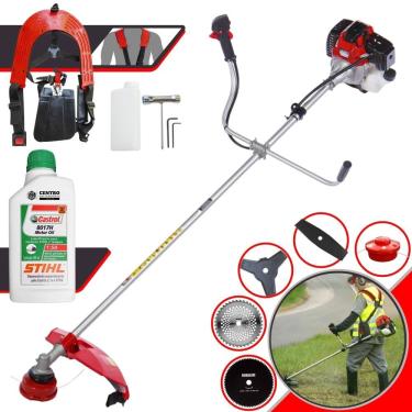 Imagem de Roçadeira Toyama Rt52-l 52cc 2hp 5 Em 1 + óleo Stihl 8017