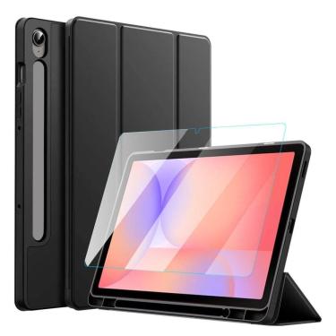 Imagem de Capa Suporte Caneta Para Samsung S10 Lite 10.9 X406 + Vidro