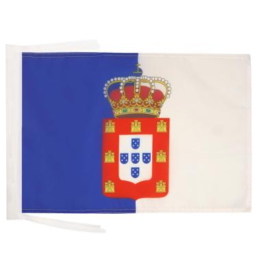 Imagem de Cabos da bandeira do Reino de Portugal 1139-1910 45 cm x 30,5 cm - Bandeira portuguesa Royale PEQUENAS 30 x 45 cm - Faixa 45,7 x 30,5 cm - AZ FLAG