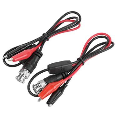 Imagem de Cabo de sonda de teste de osciloscópio, plugue macho BNC Q9 para clipes duplos 0,5 m - e isolado para escola e fábrica de eletrônicos