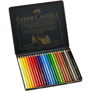 Imagem de Conjunto de lápis de cor Faber-Castell Polychromous 24 peças