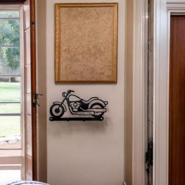 Imagem de Cabideiro Porta Chaves 4 Ganchos Moto Classica Corte a Laser - Estilo 