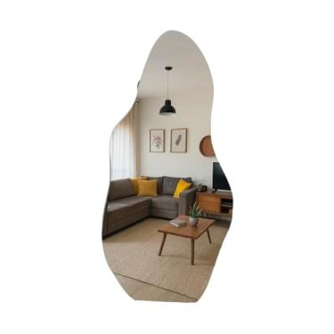 Imagem de Espelho Orgânico Multiuso Decorativo Minimalista Pinterest Variedades de Modelos e Tamanhos Brinovar (Modelo 2-95x40)