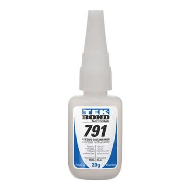 Imagem de Kit c/ 2 Tubos de Cola Adesiva Instantâneo 791 Tek Bond - TEKBOND, 20g