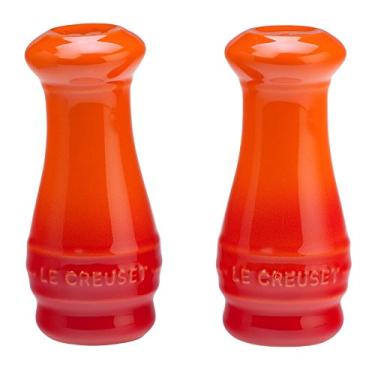 Imagem de Le Creuset Conjunto Saleiro E Pimenteiro 110 ml Cerâmica Laranja