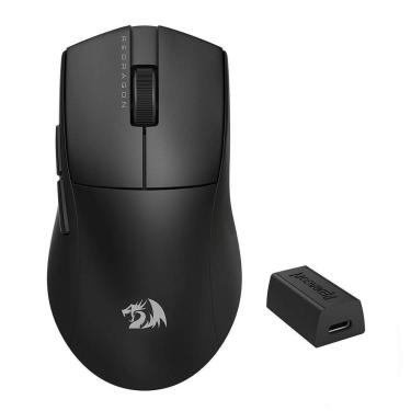 Imagem de Mouse Gamer Redragon King 4K Pro, Wireless, Bluetooth, 26000 DPI, 7 Botões, Preto - Preto - Unissex-Unissex