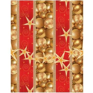 Imagem de Bobina de Papel para Embrulho de Presente Natal 60cmx100m - SAO JOAO, 