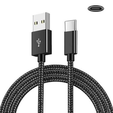Imagem de SZMXUCK 10FT USB A to USB C Controller Charging Cable, Data Sync Cord for PlayStation 5 DualSense, Xbox Series S/X, Black