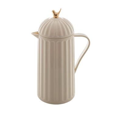 Imagem de Garrafa Térmica de Plástico para Café/Chá Bird Branca 1 Litro Wolff