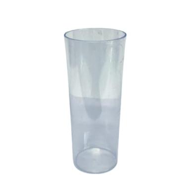 Imagem de Kit Copo Long Drink Translúcido, 10 Unidades, Lembrancinha (Vermelho)