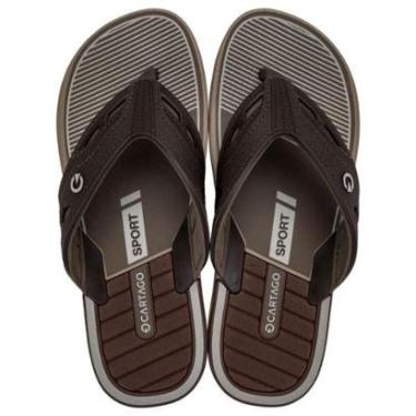 Imagem de Chinelo Masculino Tiras Largas Texturizadas Estiloso Cartago-Masculino