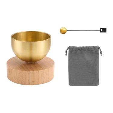 Imagem de Lljsszr Conjunto de Mini Tigelas Tibetanas com Bolsa de Armazenamento - Ideal para Meditação E Decoração de Natal, Casa de Campo E Quarto - Perfeito para Home