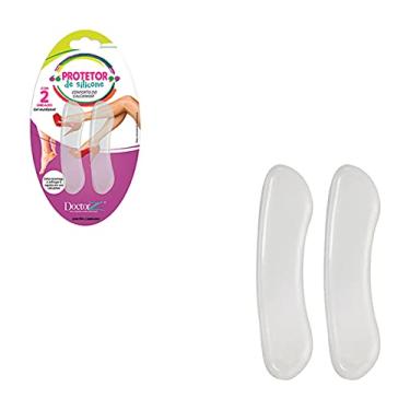 Imagem de Kit c/ 2 Protetor para Tendão de Silicone Conforto p/o Calcanhar Gel Reutilizável, Zein 837729-148251