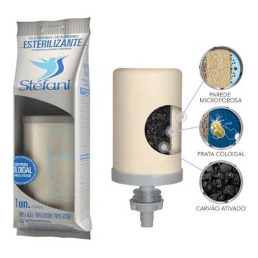 Imagem de Vela Para Filtro De Barro Tripla Ação Esterilizante São João - Stefani